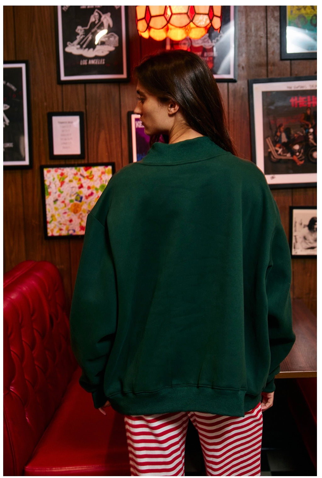Deck the Halls Reversible Mock neck Sweater