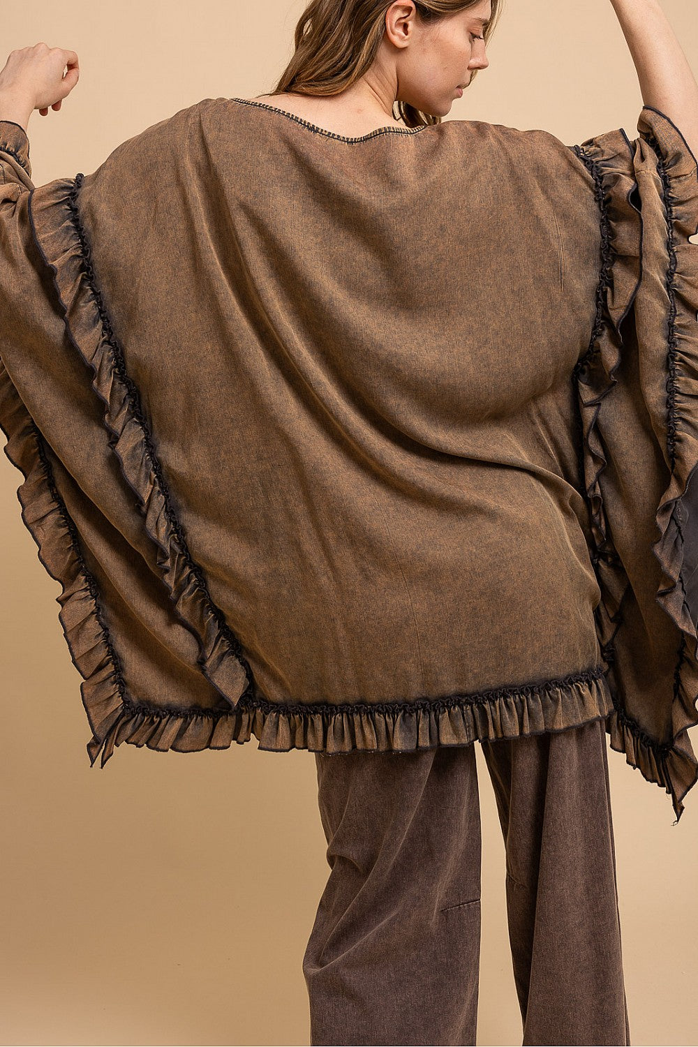 Laid-back Goddess Ruffle Top