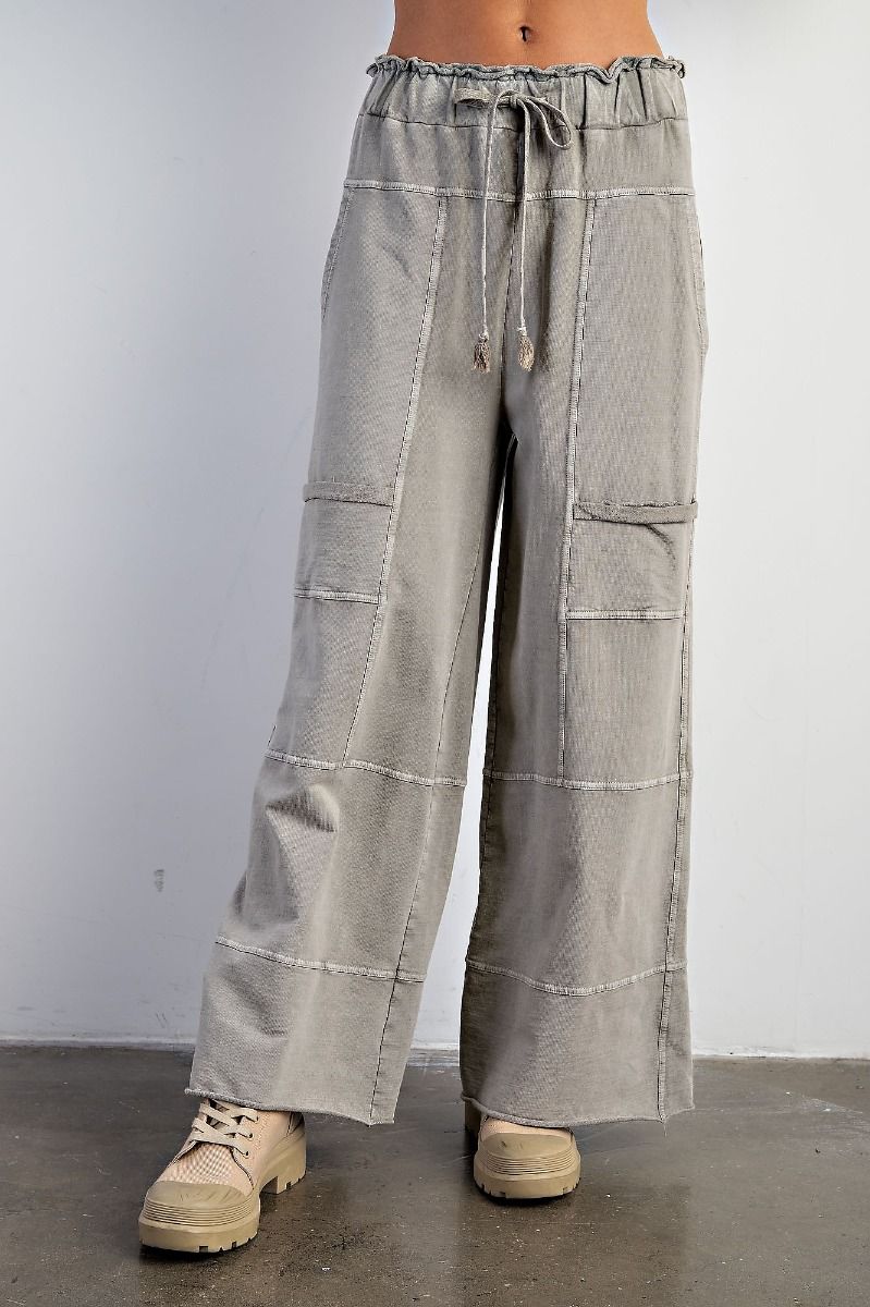 Phoebe mineral washed cargo pant