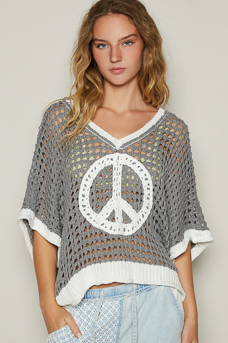 Reaganne Peace Hand Knitted Sweater