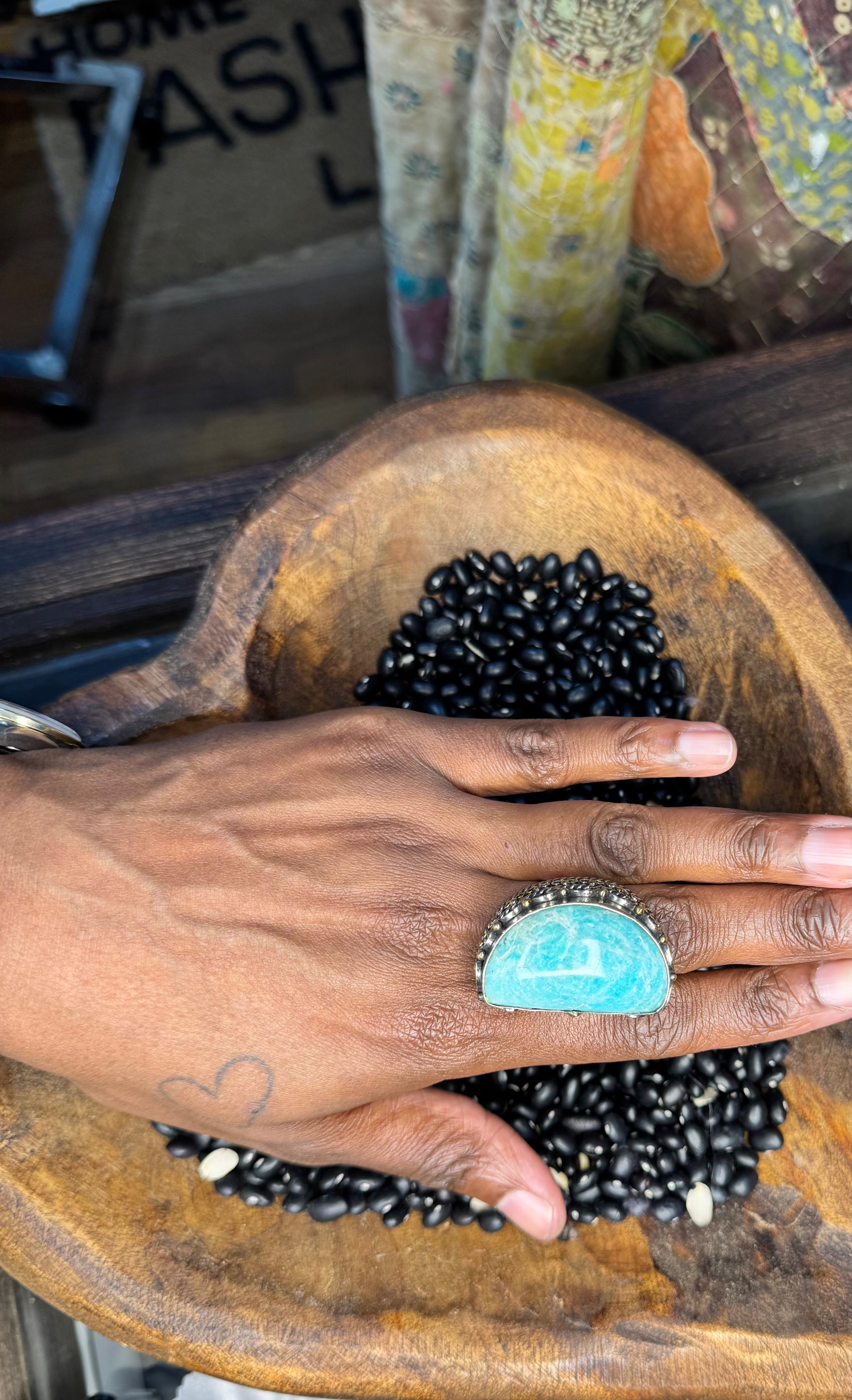 Half Moon Oceanside Ring