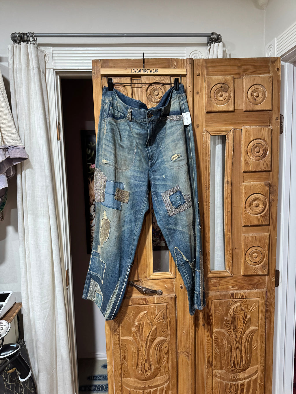 Ralph Lauren Beaded Denim Jean