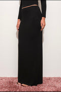 Raven Black Maxi Skirt