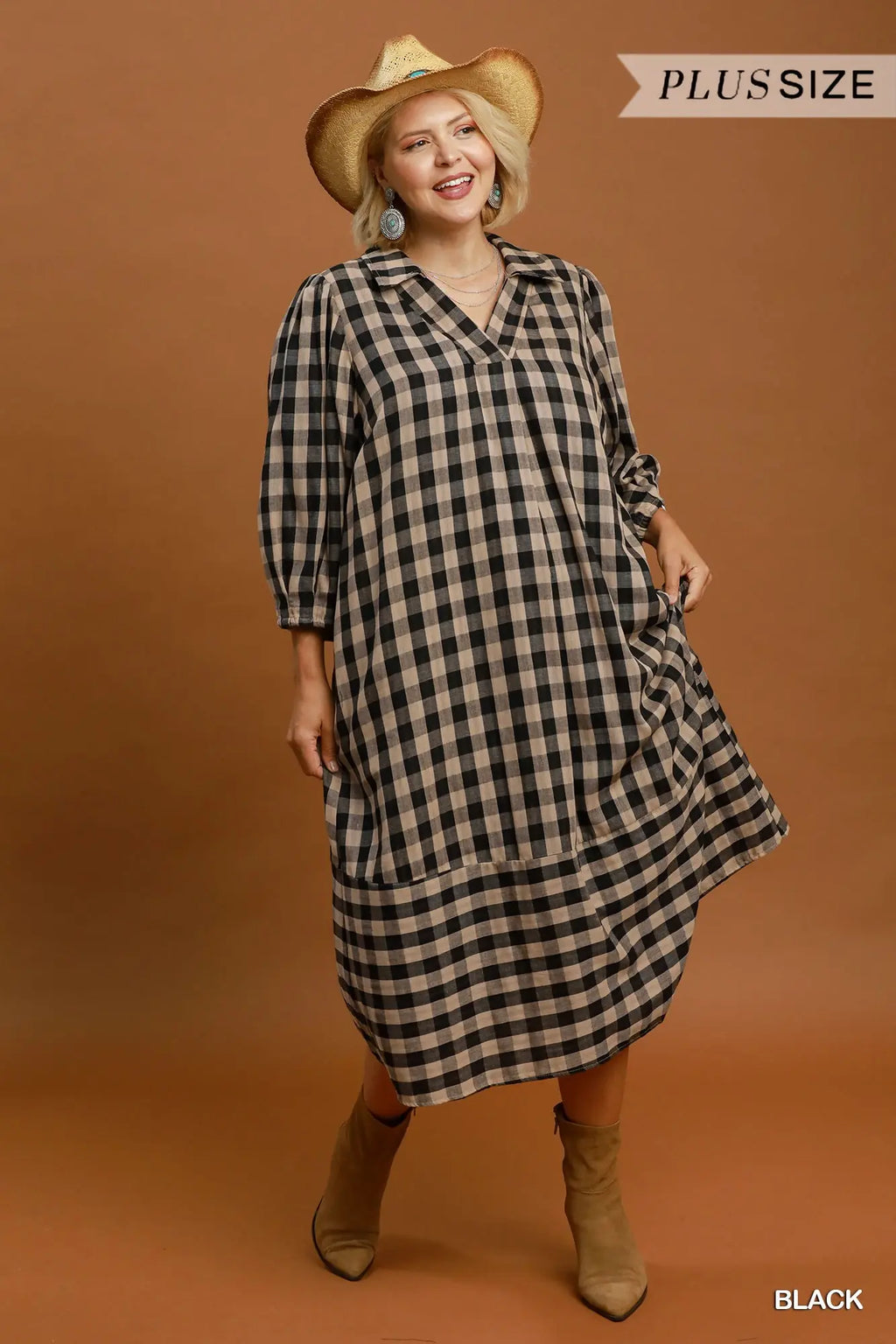 Hannah Buffalo Plaid Dress