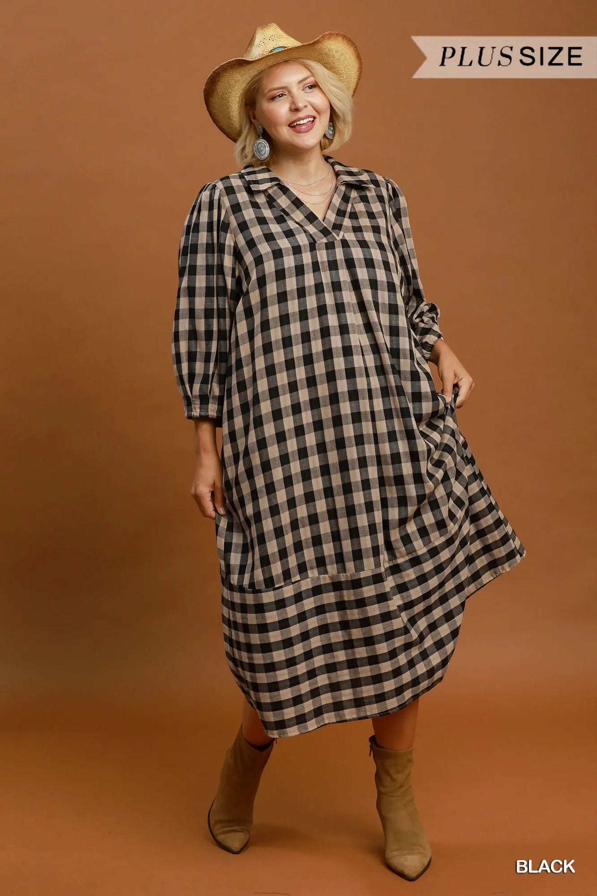 Hannah Buffalo Plaid Dress