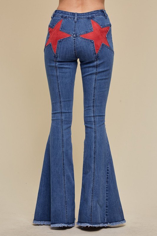 Starrie Denim Flare Jeans