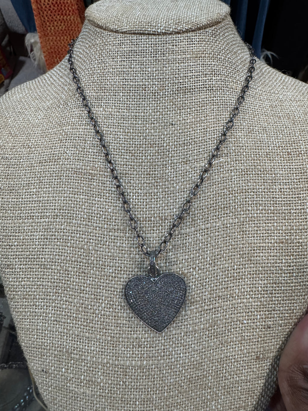 Bone Arrow, Peace, & Love Diamond Necklace