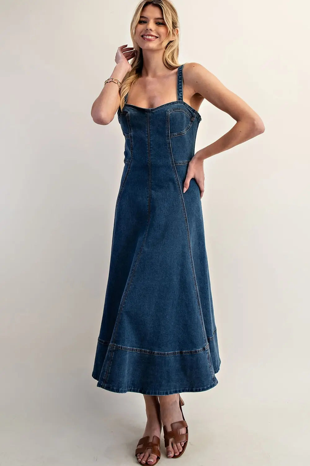 Tabitha Denim Tank Dress