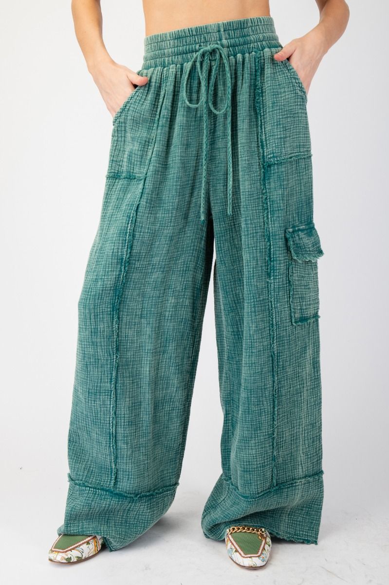 Malina Mineral Washed Drawstring Pants