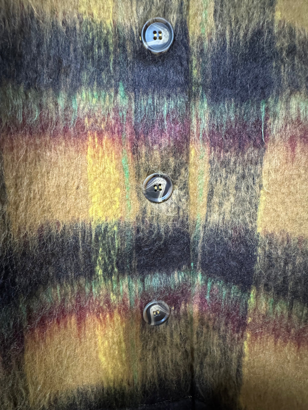 Marlo Earthy Plaid Coat