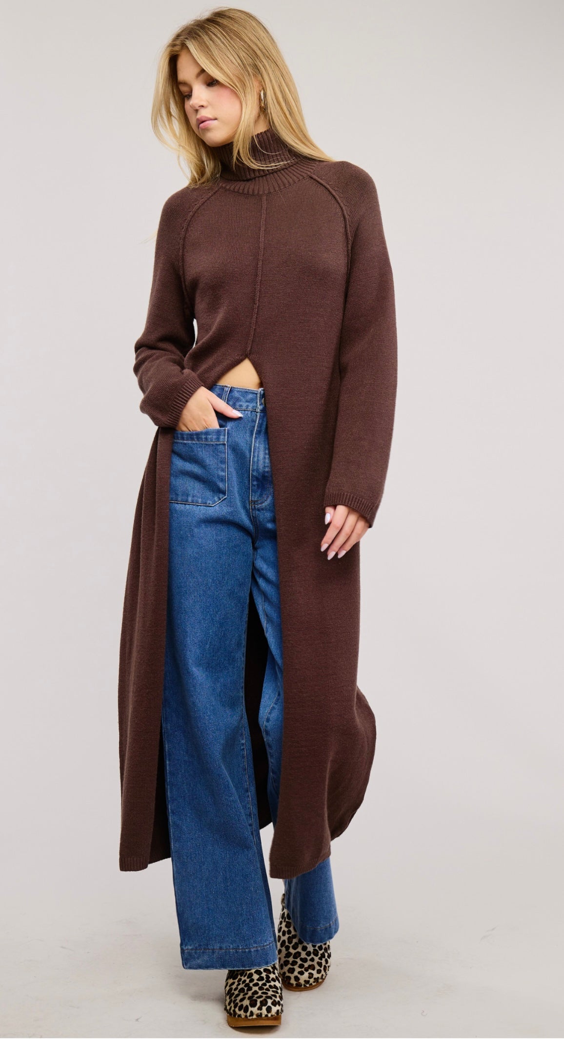 Hi-Low Tunic Sweater