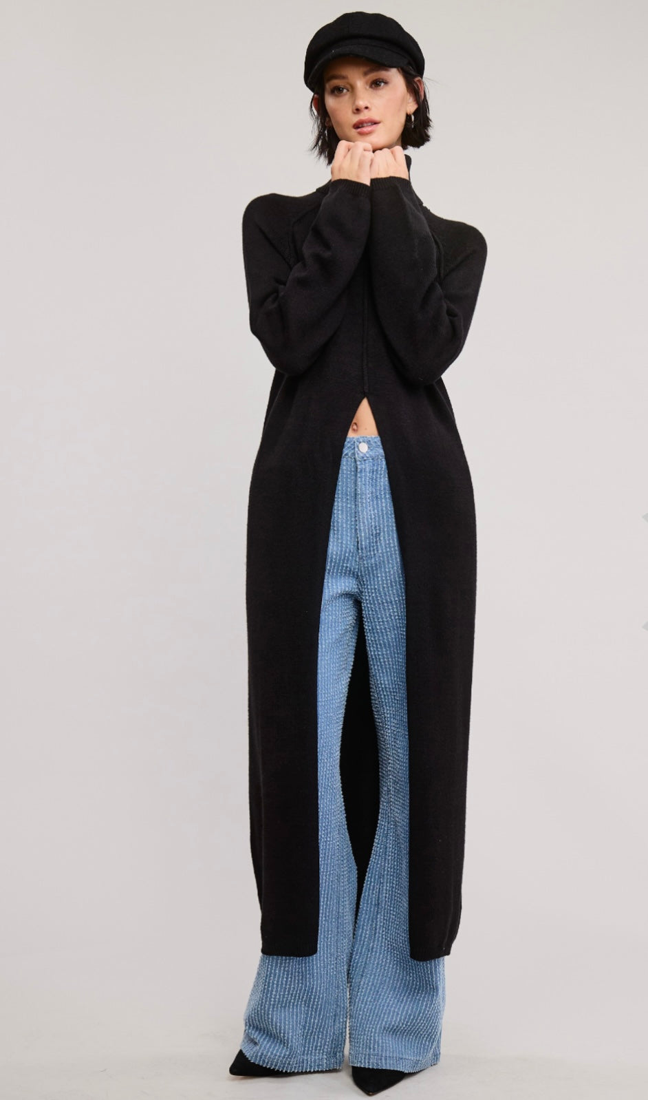 Hi-Low Tunic Sweater