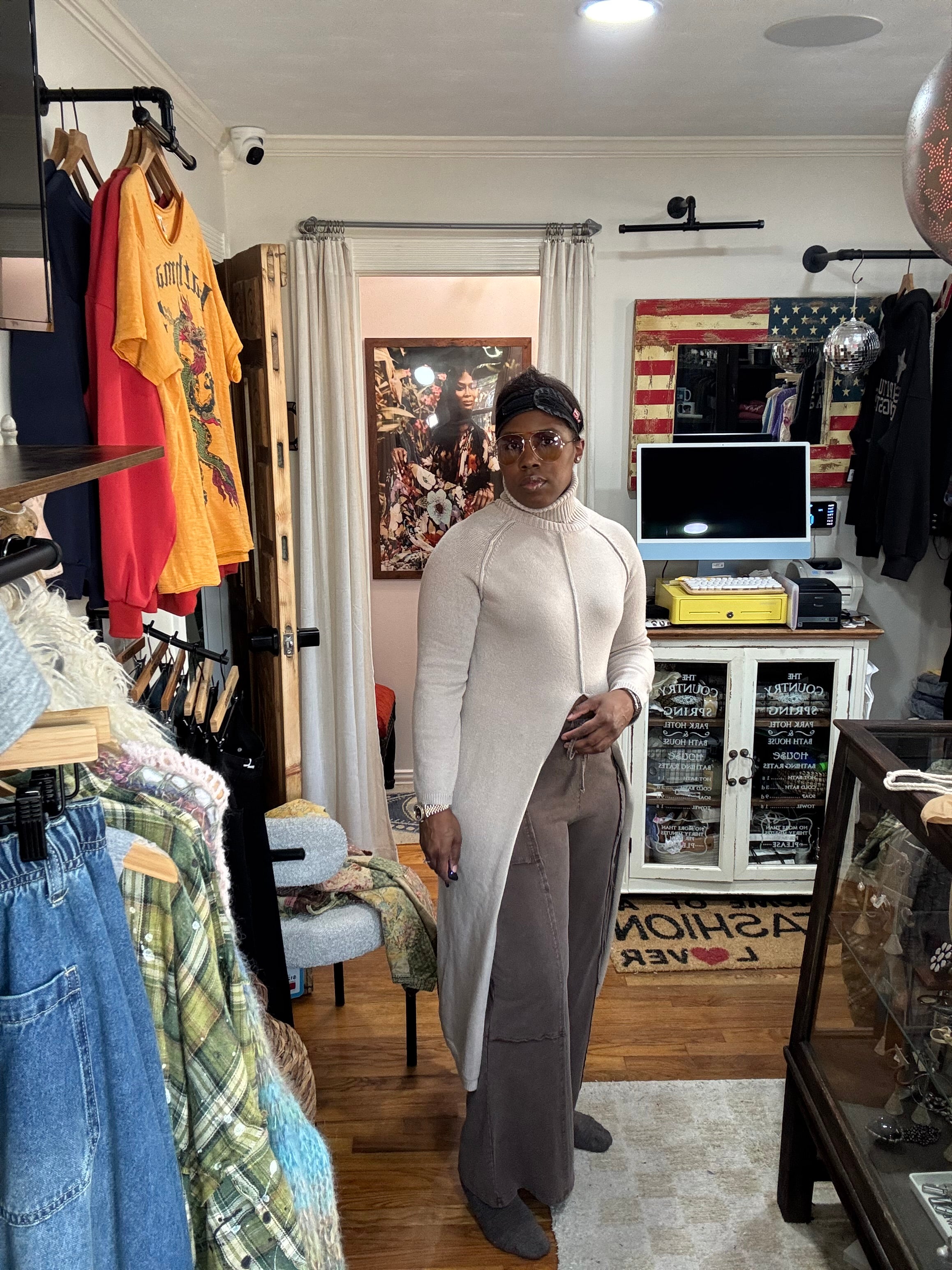 Fawn Wide Leg Drawstring Pant