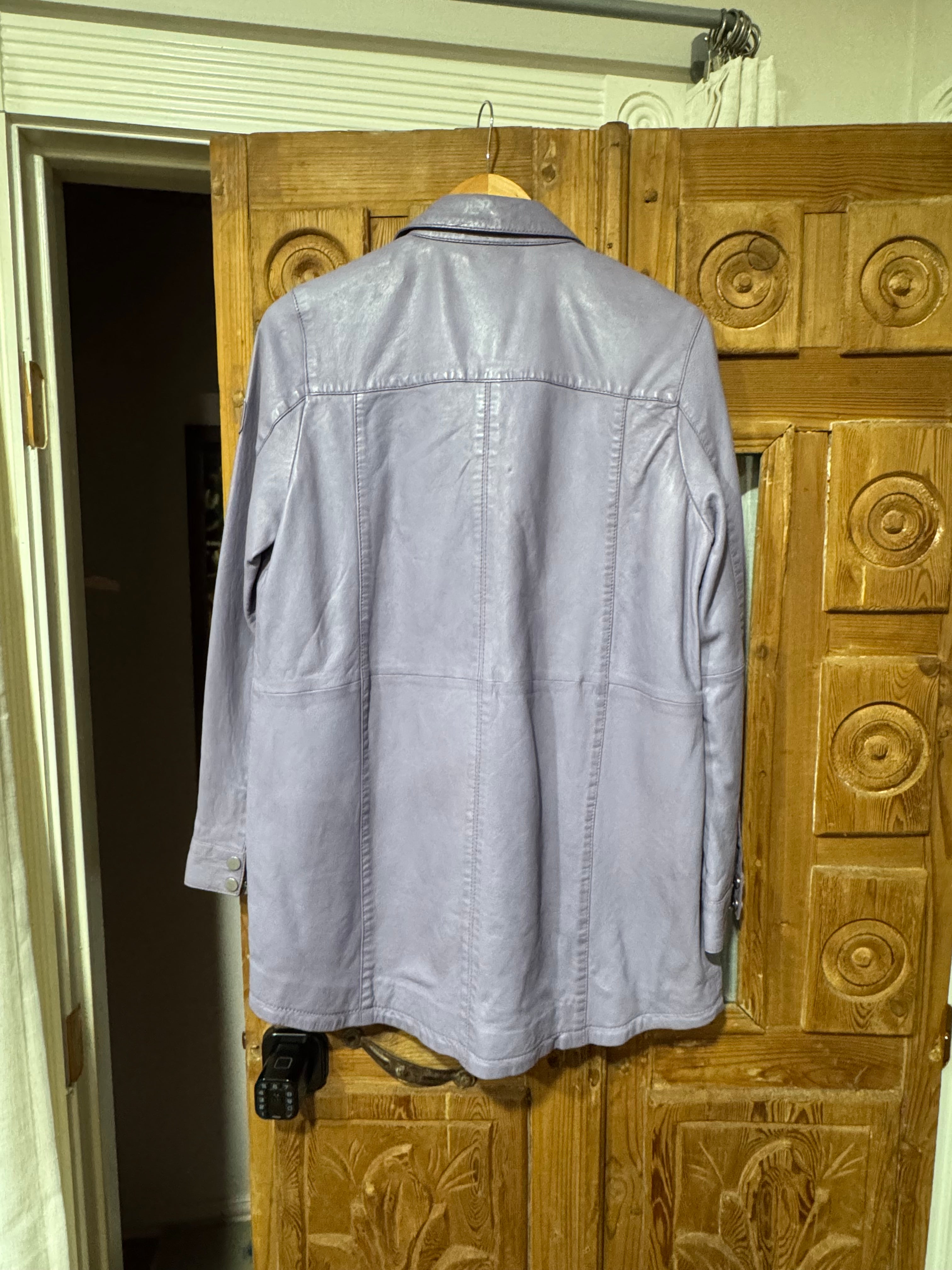 Miha Long Leather Jacket