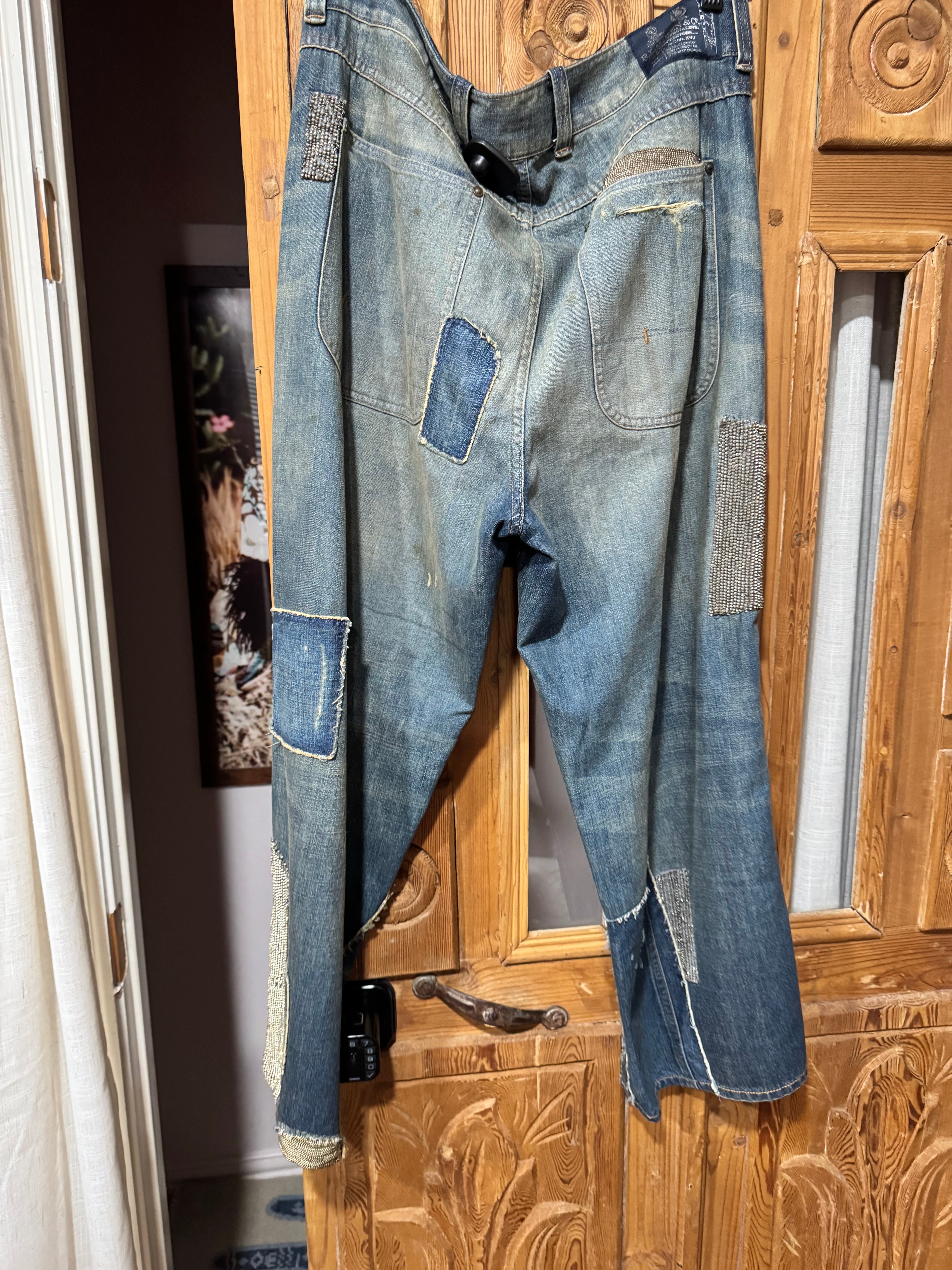 Ralph Lauren Beaded Denim Jean