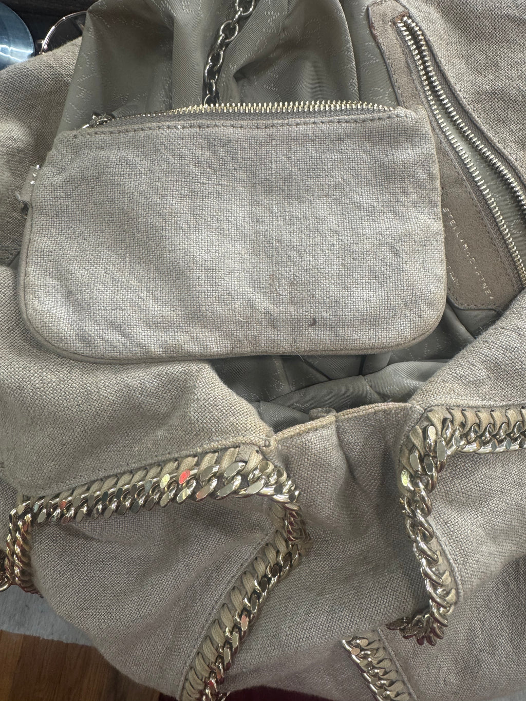 Stella McCartney Falabella Linen Tote