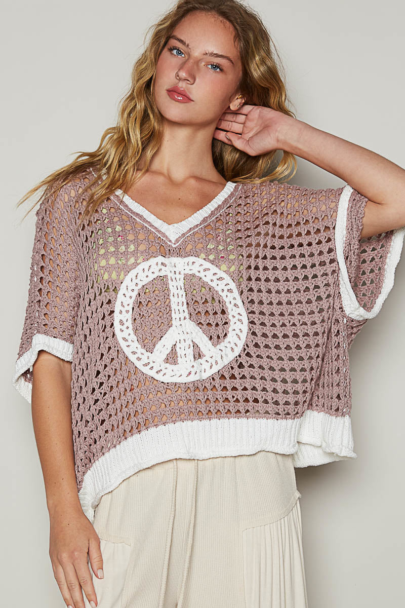 Reaganne Peace Hand Knitted Sweater
