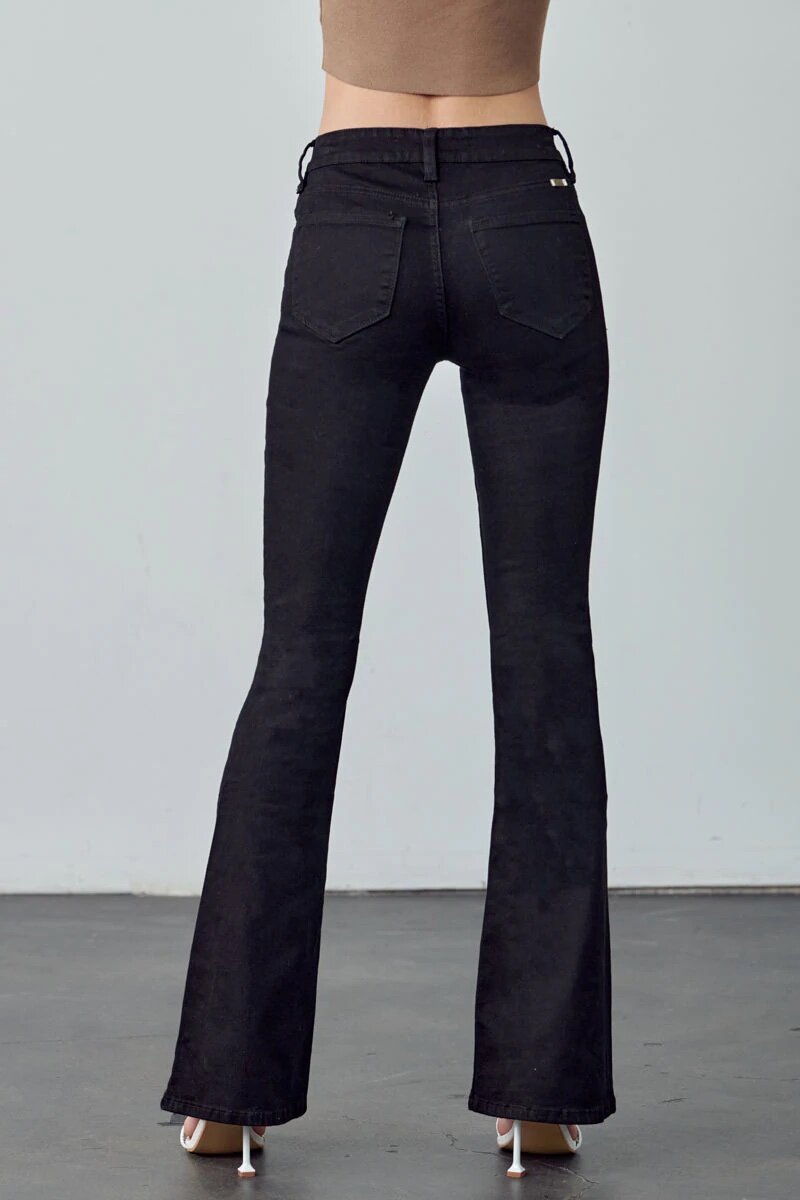 Ilene Mid Rise Flare Jeans