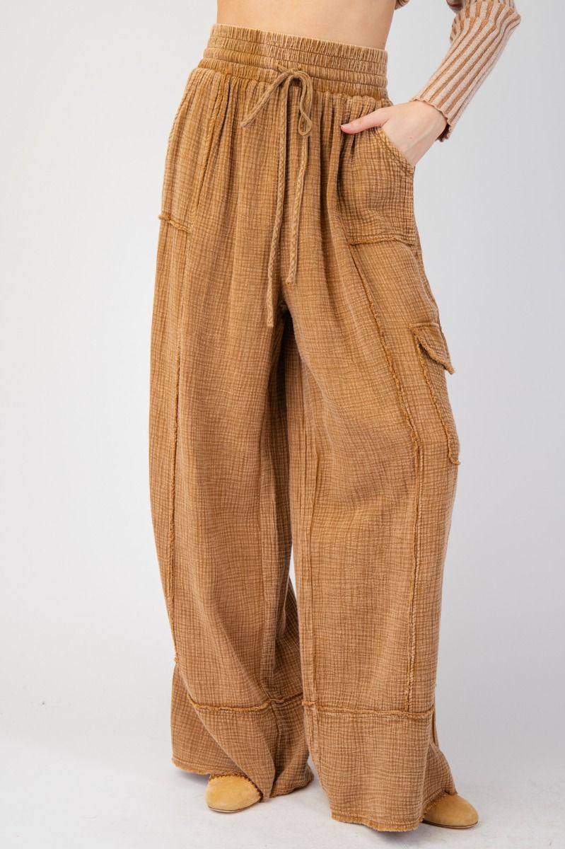 Malina Mineral Washed Drawstring Pants