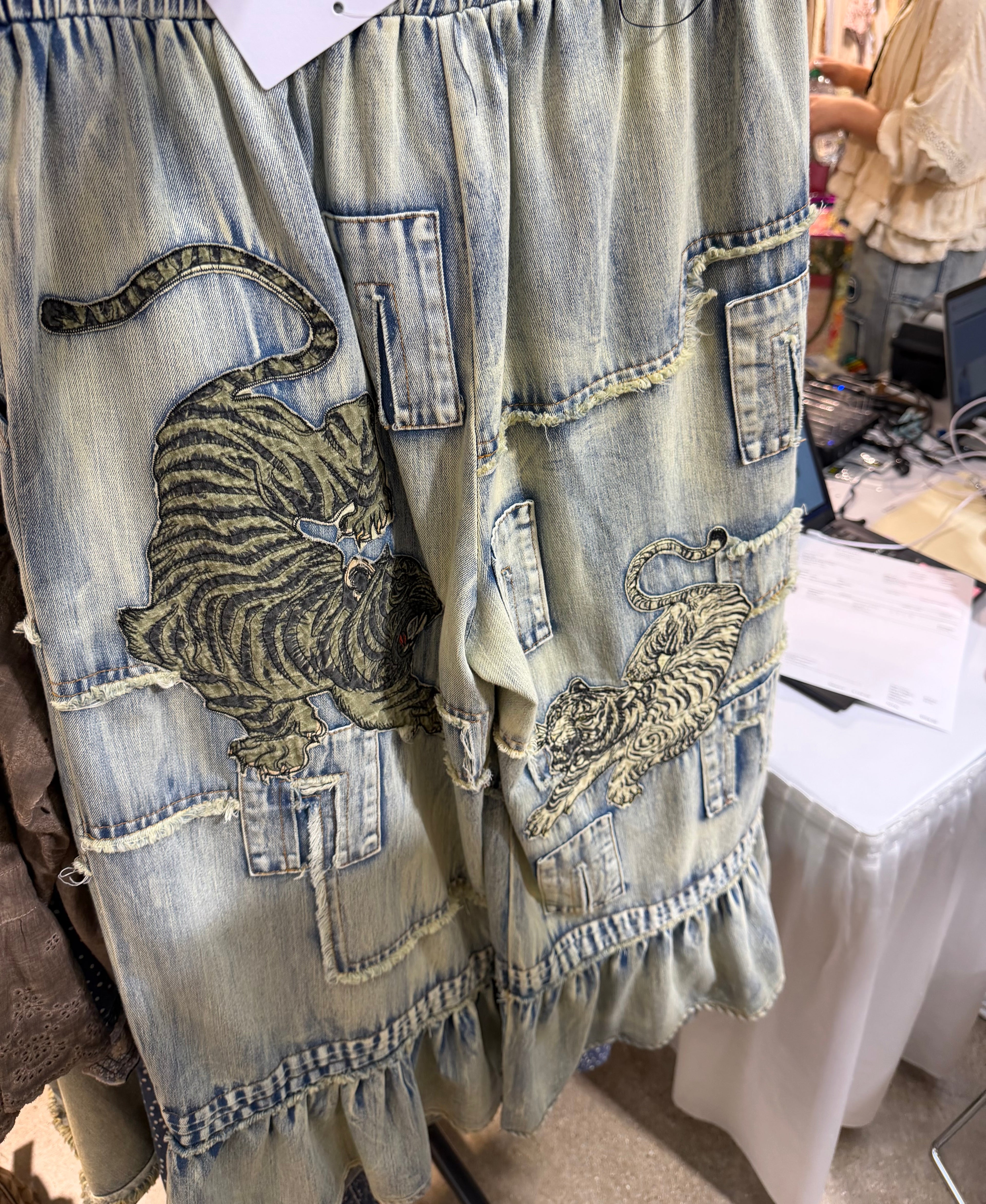 Les Tigre’s Cropped Ruffle Pant