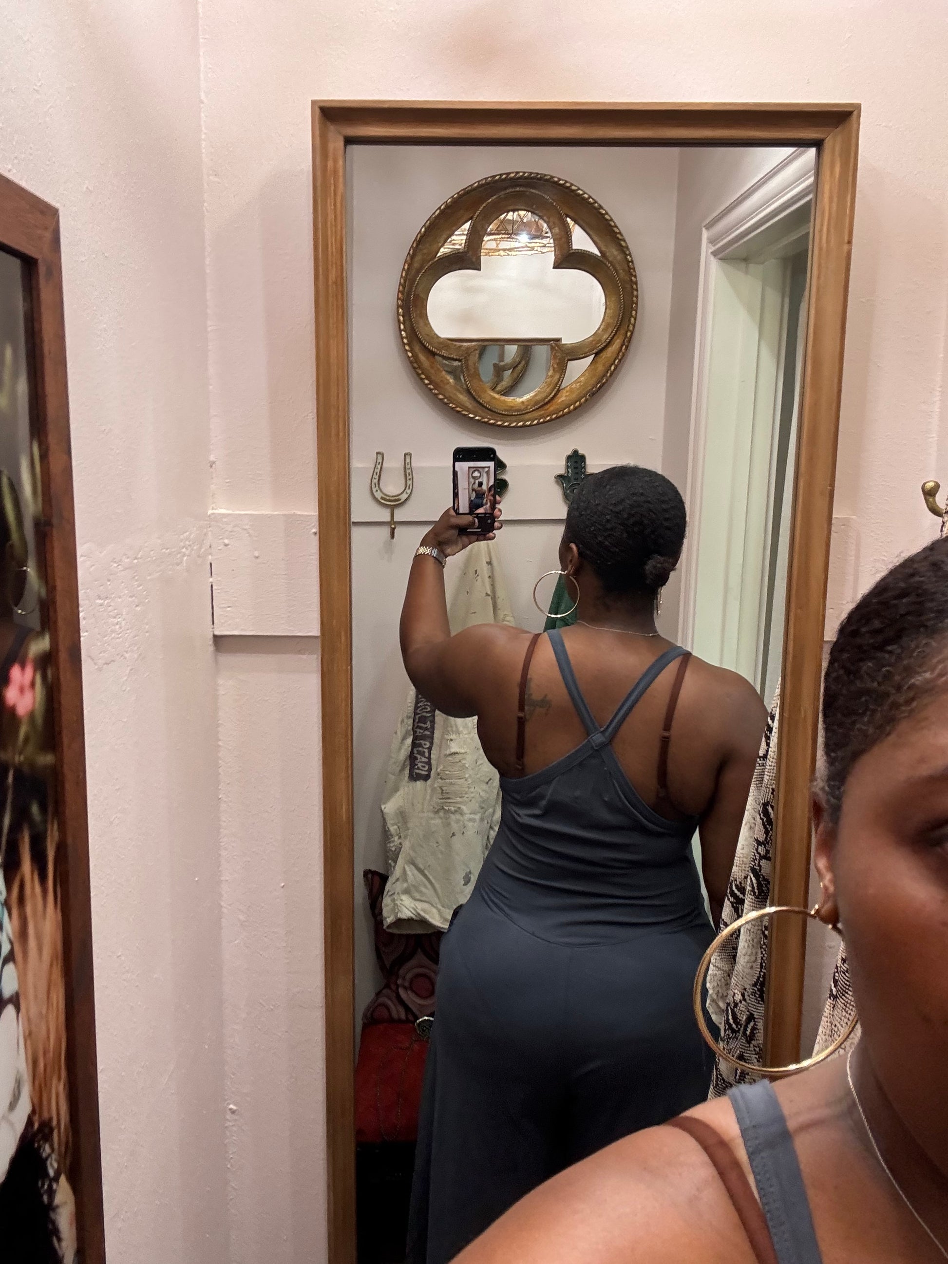 Leesa Cross Back Wide Leg Jumpsuit