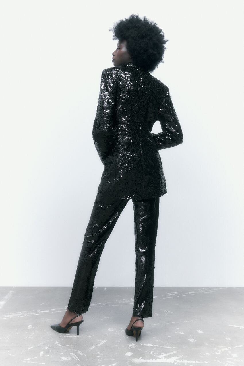 Black Sequin Pants NWT