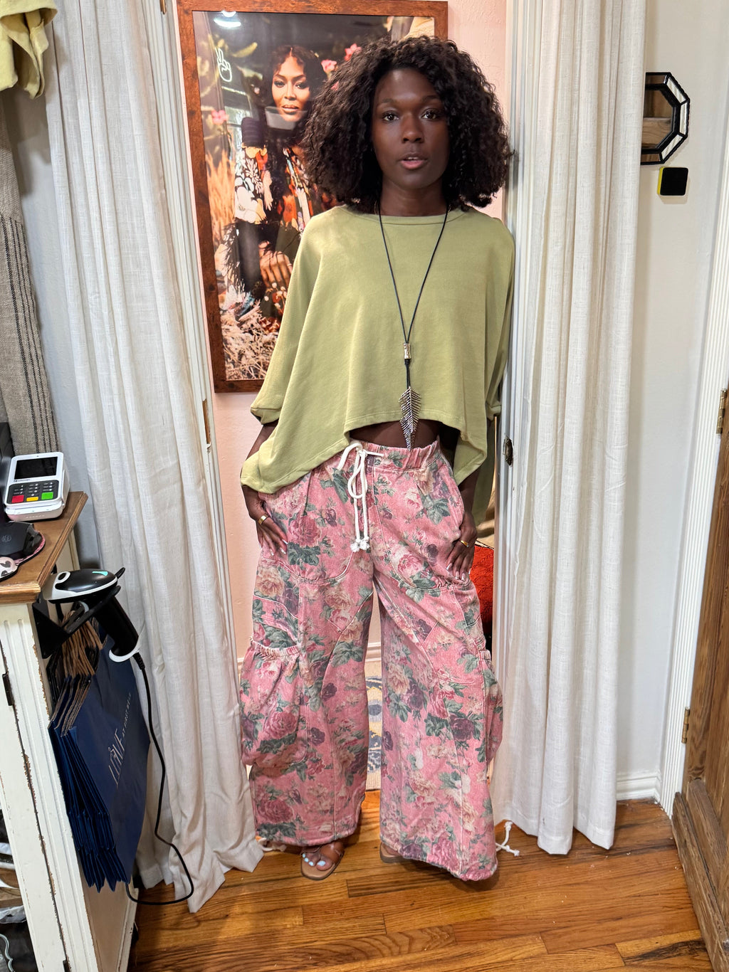 In Full Bloom Cargo Pants