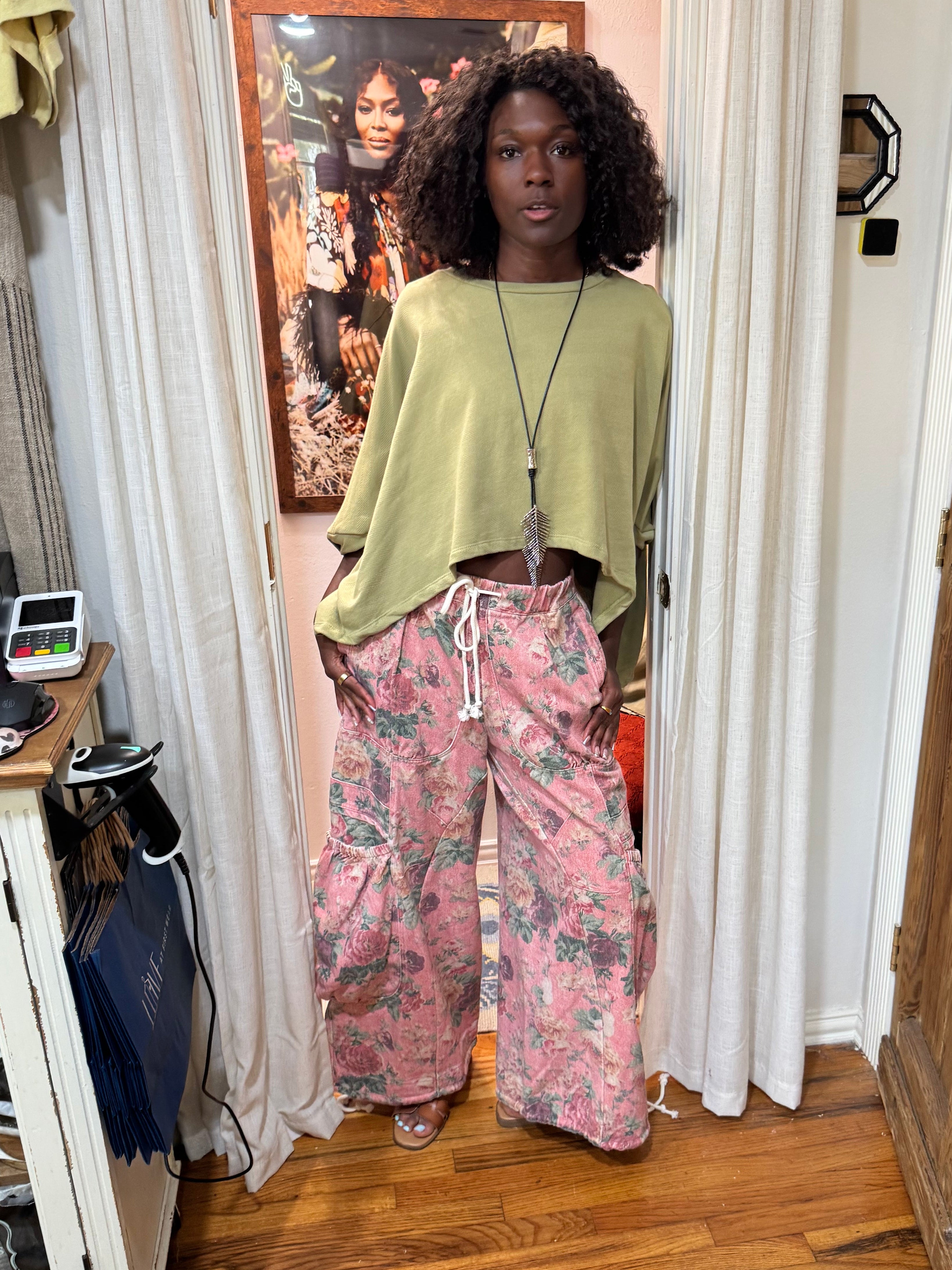 In Full Bloom Cargo Pants