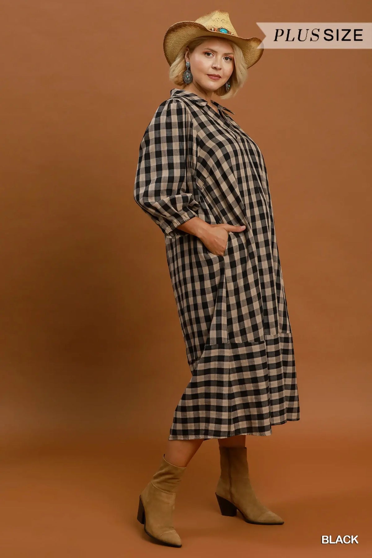 Hannah Buffalo Plaid Dress