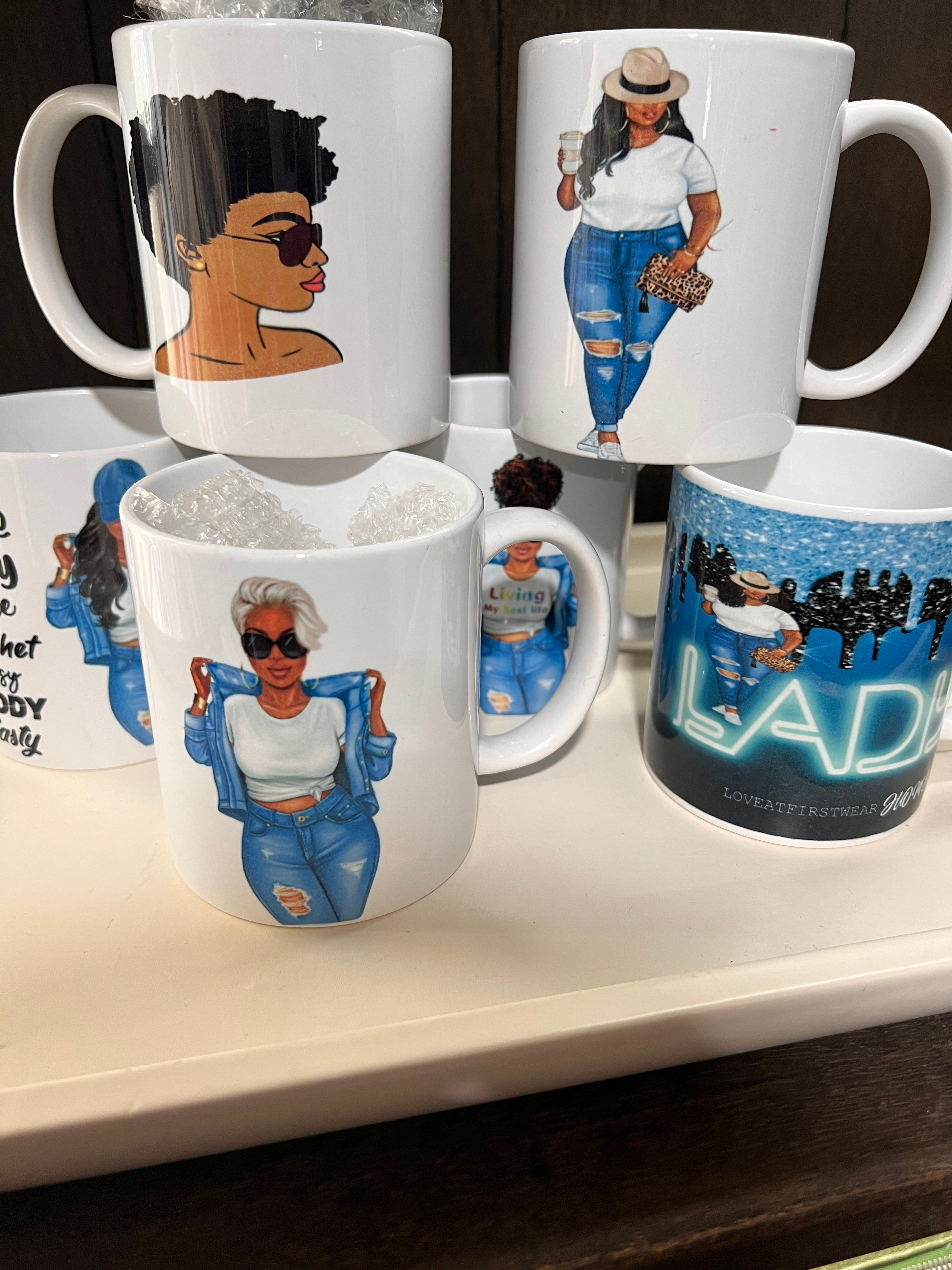 Black Girl Coffee Mugs