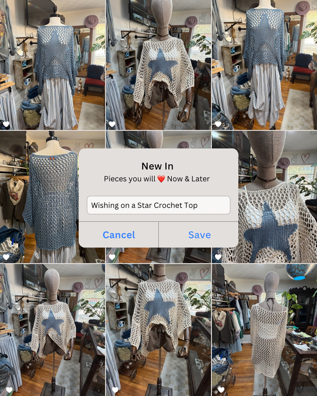 Wishing on a Star Crochet Top