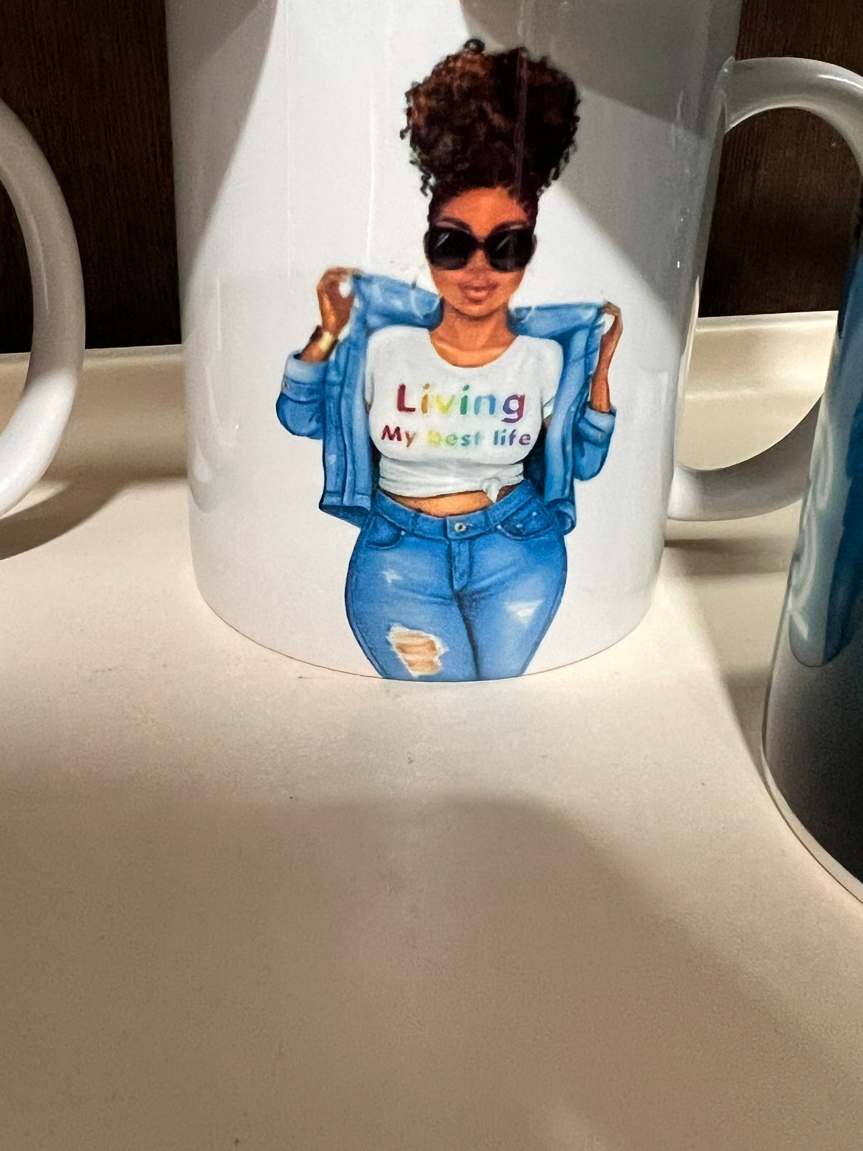 Black Girl Coffee Mugs
