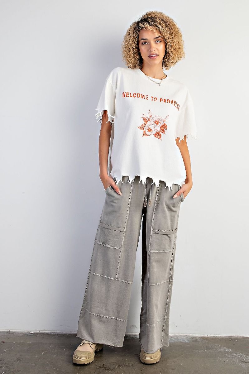 Phoebe mineral washed cargo pant