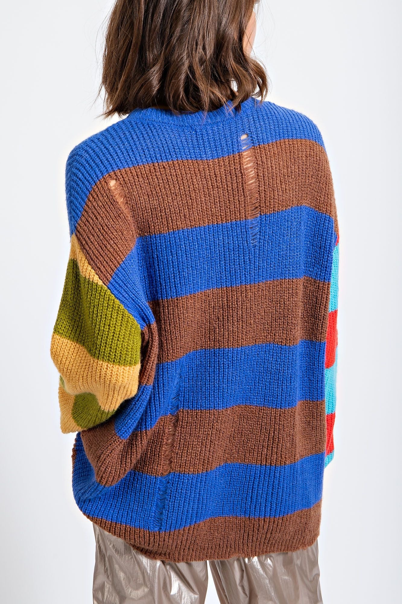 Journey Color Blocked Sweater
