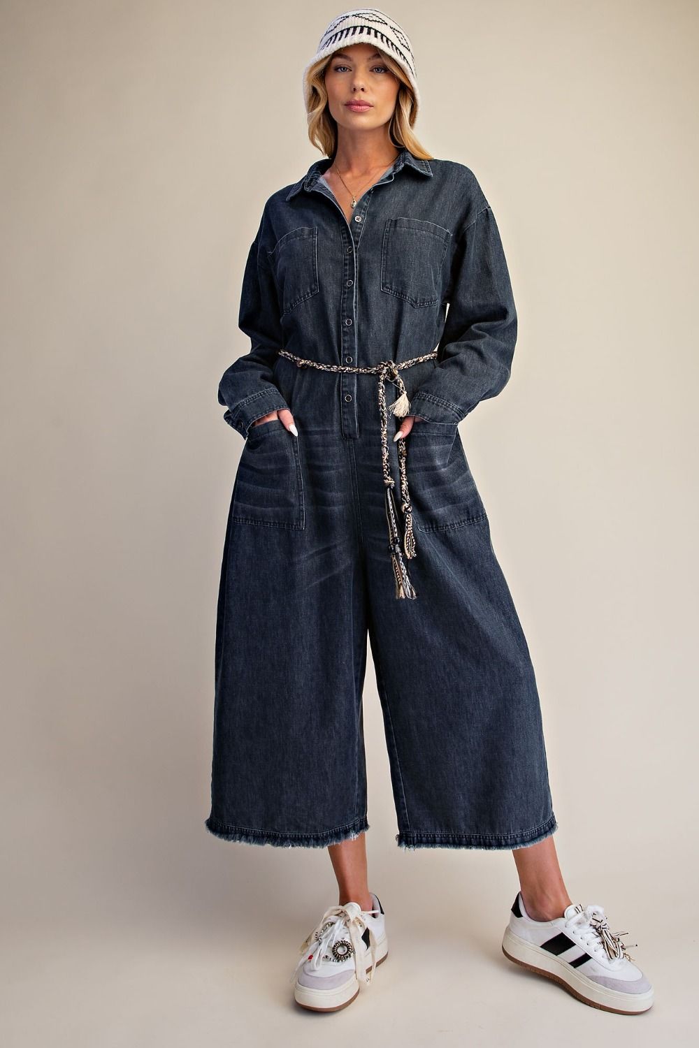 Macy Denim Jumpsuit