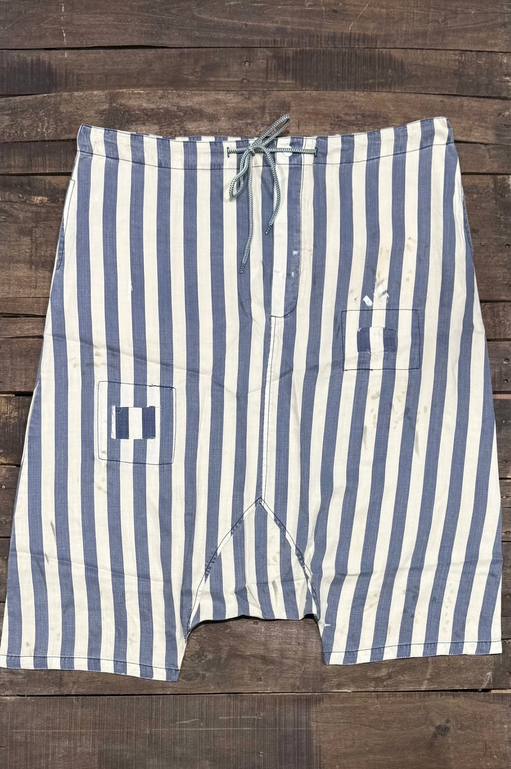 Bea Chambray Striped Harem Pant