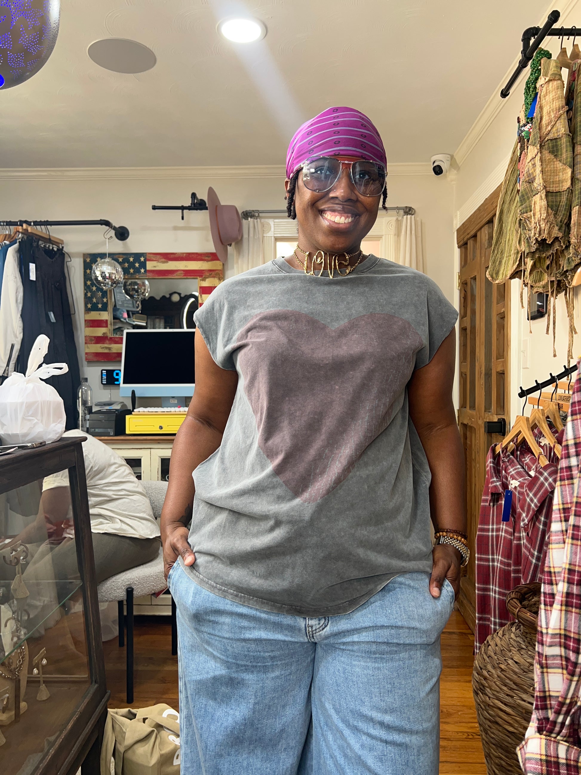 El Amour Mineral Washed Tee