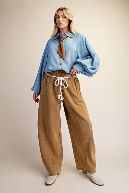 All Tied Up Barrel Sweatpants