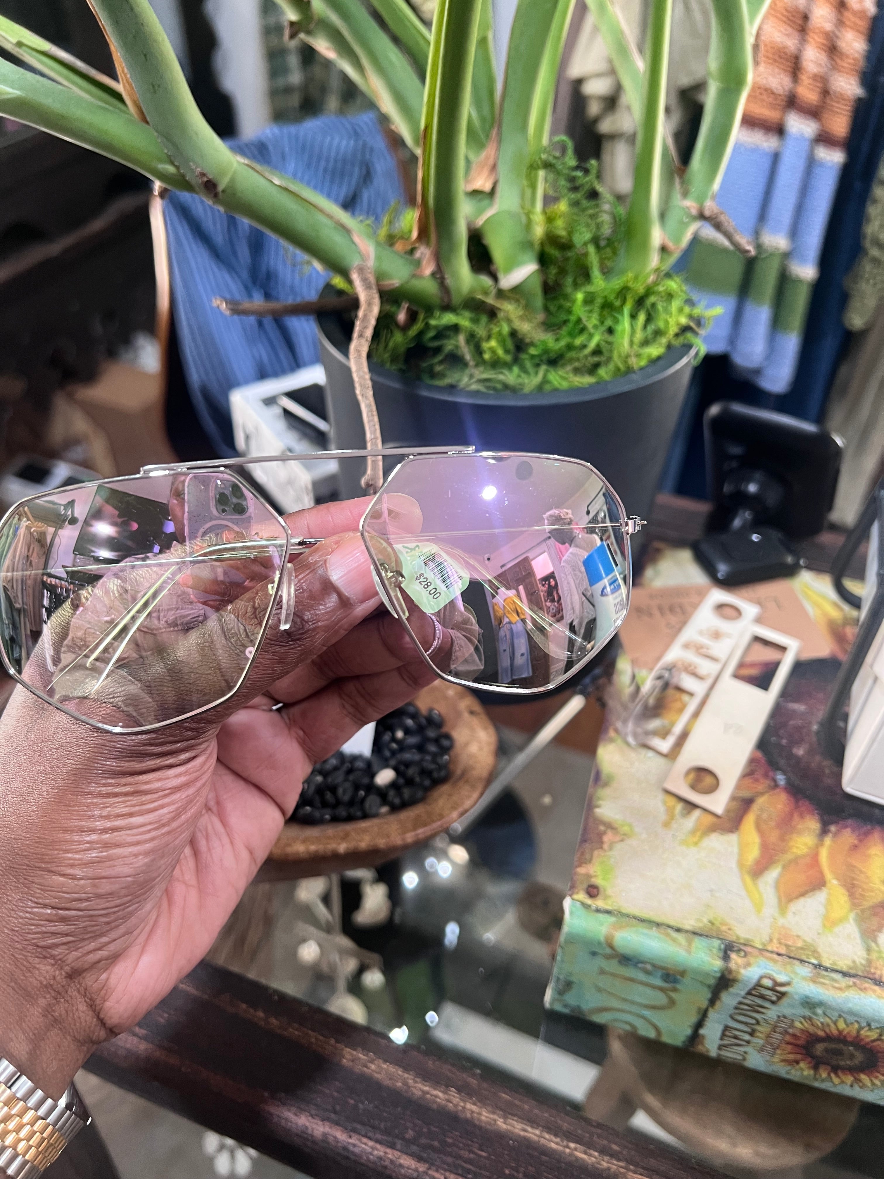 Free People Mirrored Aviators
