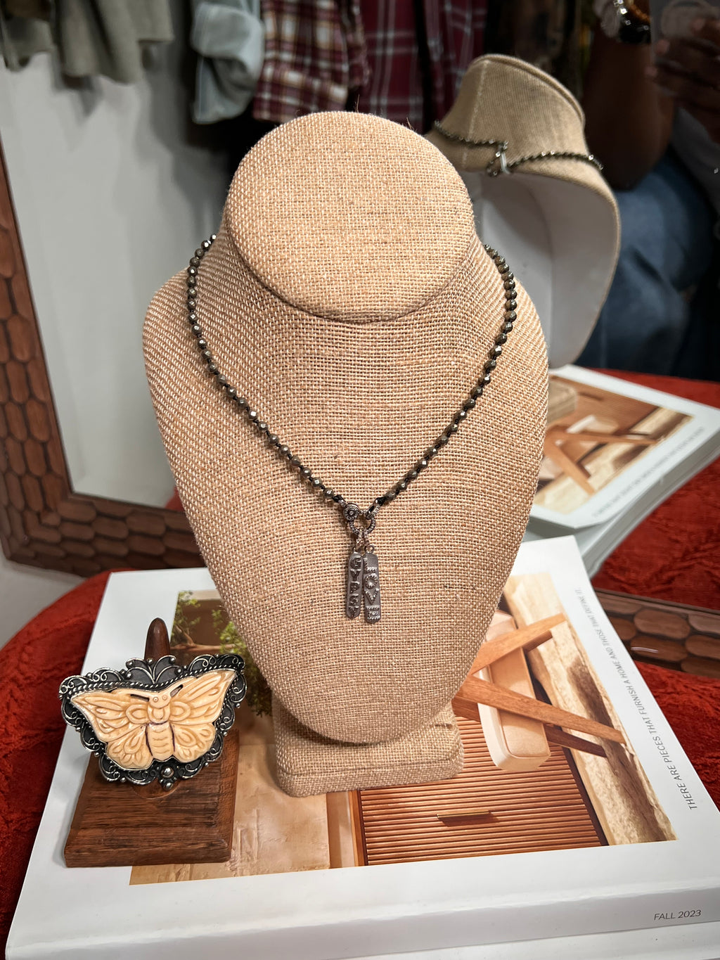 Gypsy & Love Pyrite Diamond Necklace