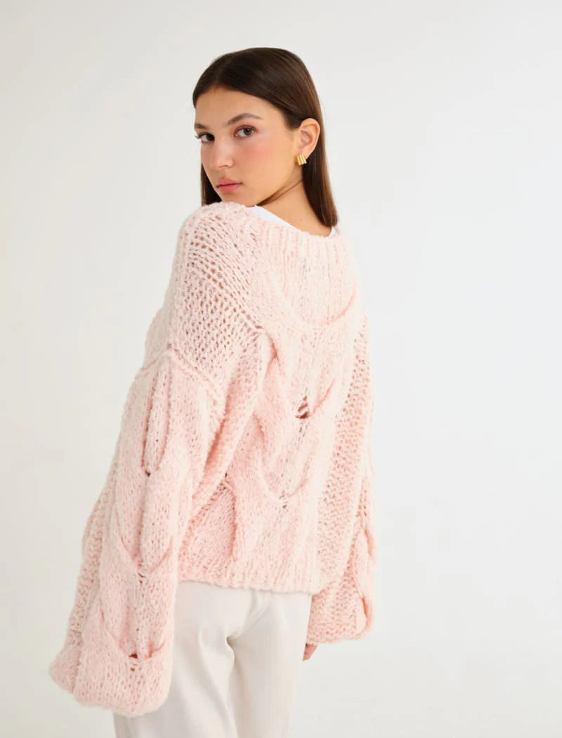 Donna Cable Knit Sweater