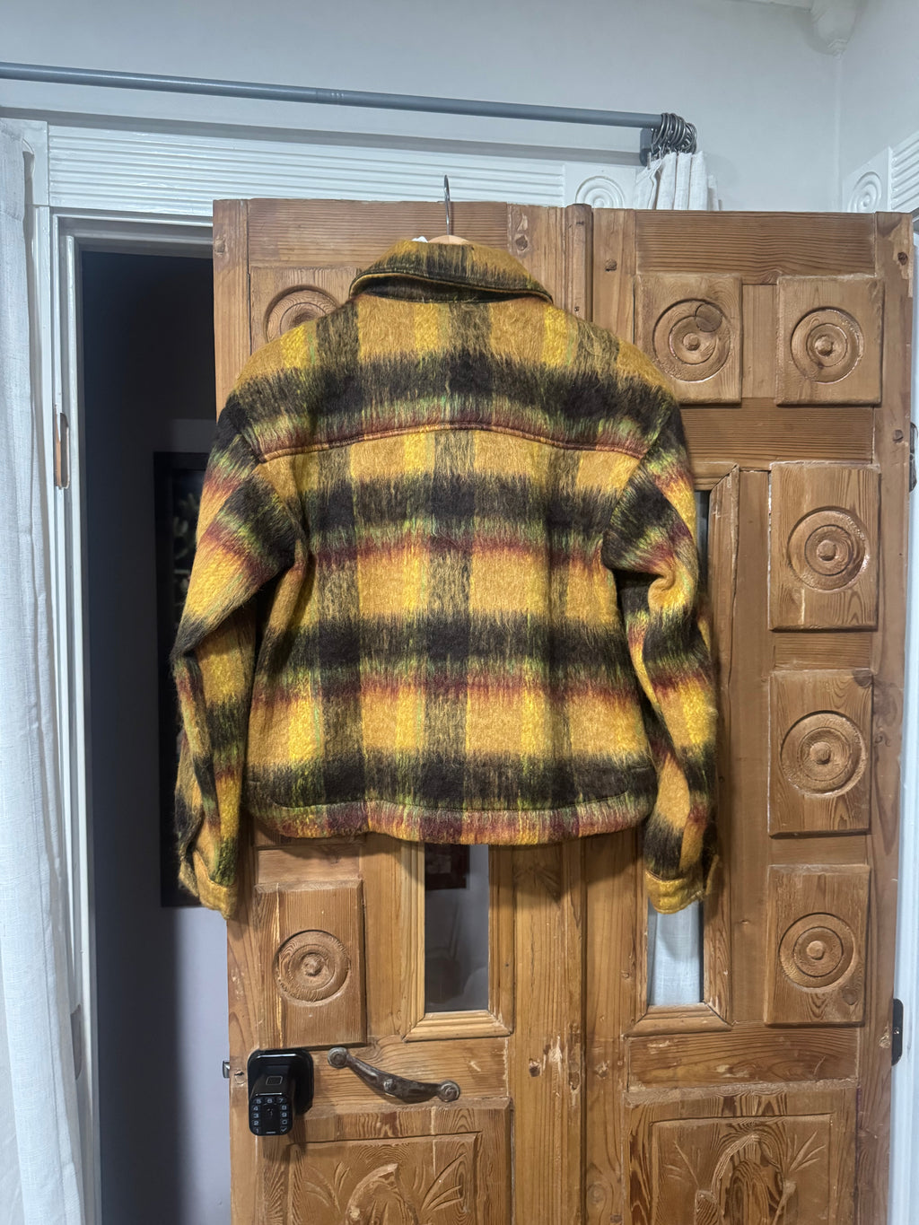 Marlo Earthy Plaid Coat