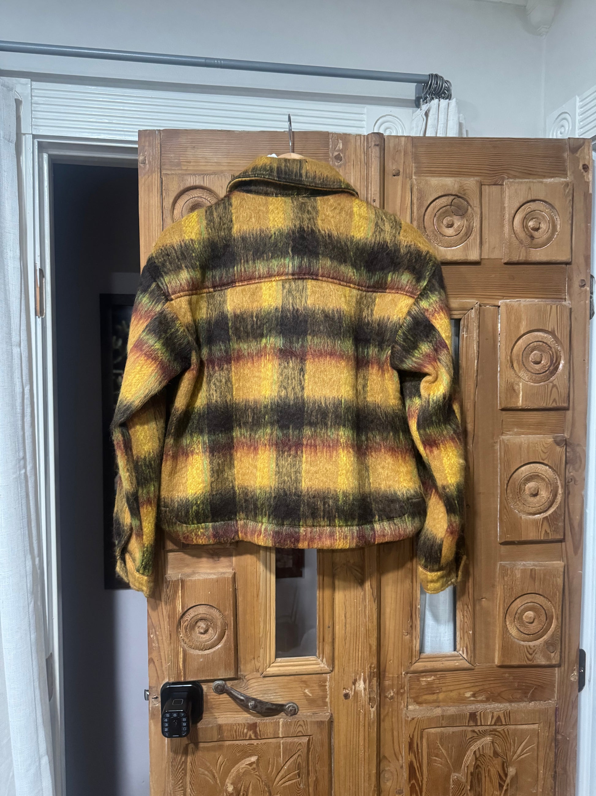 Marlo Earthy Plaid Coat