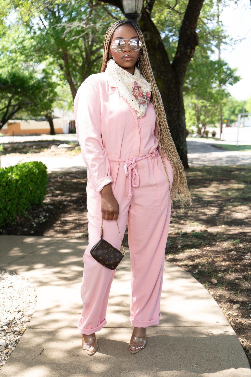 Brooke Button Up Long Sleeve Coverall