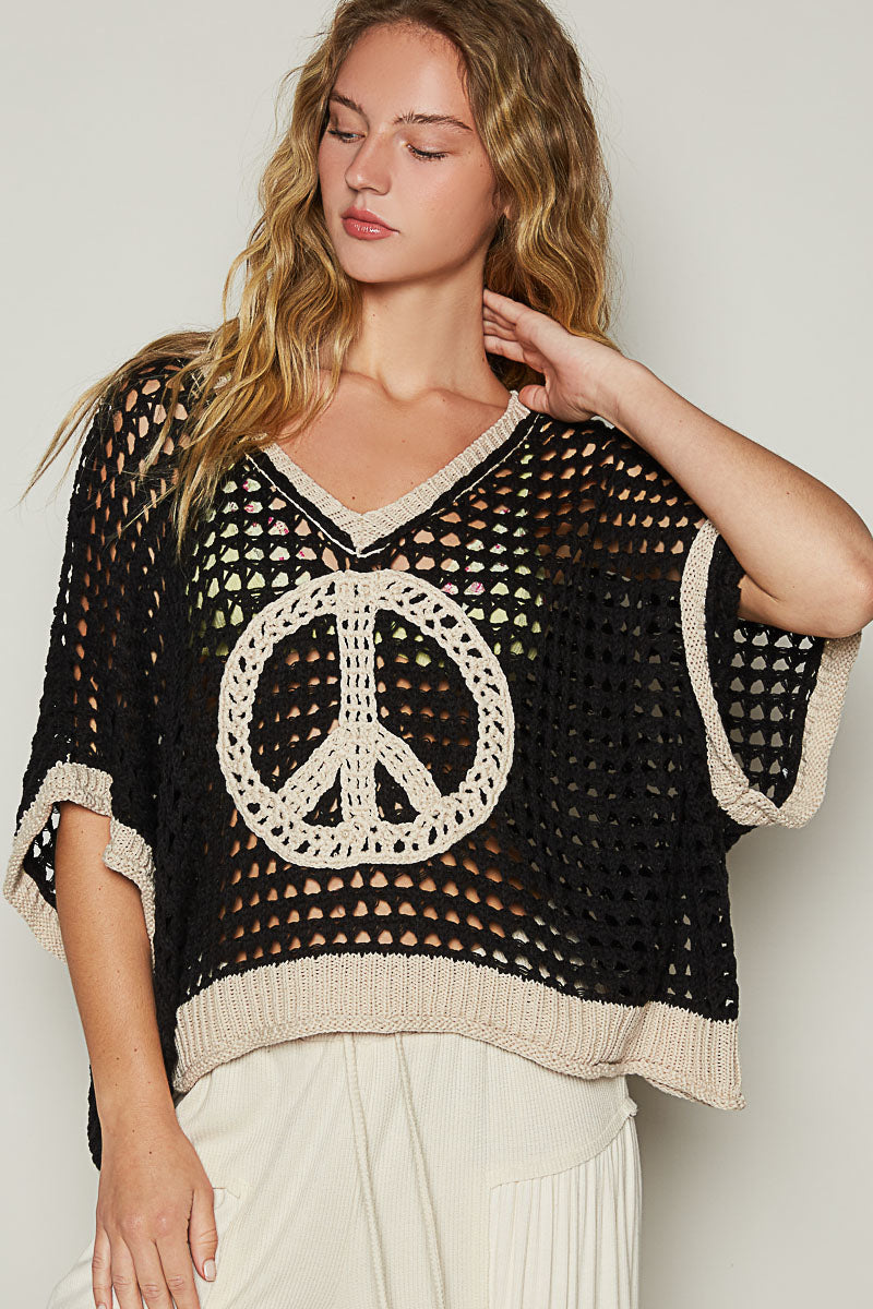 Reaganne Peace Hand Knitted Sweater