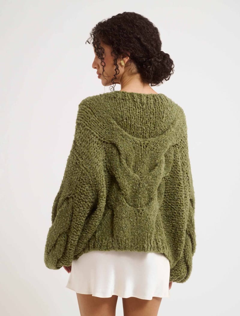 Donna Cable Knit Sweater