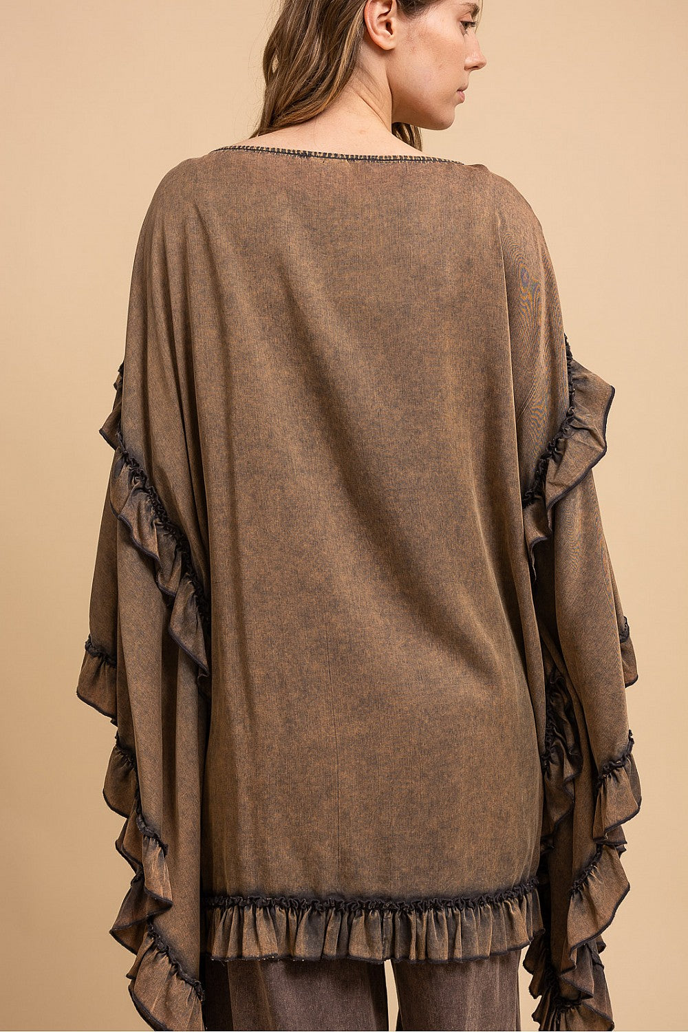 Laid-back Goddess Ruffle Top