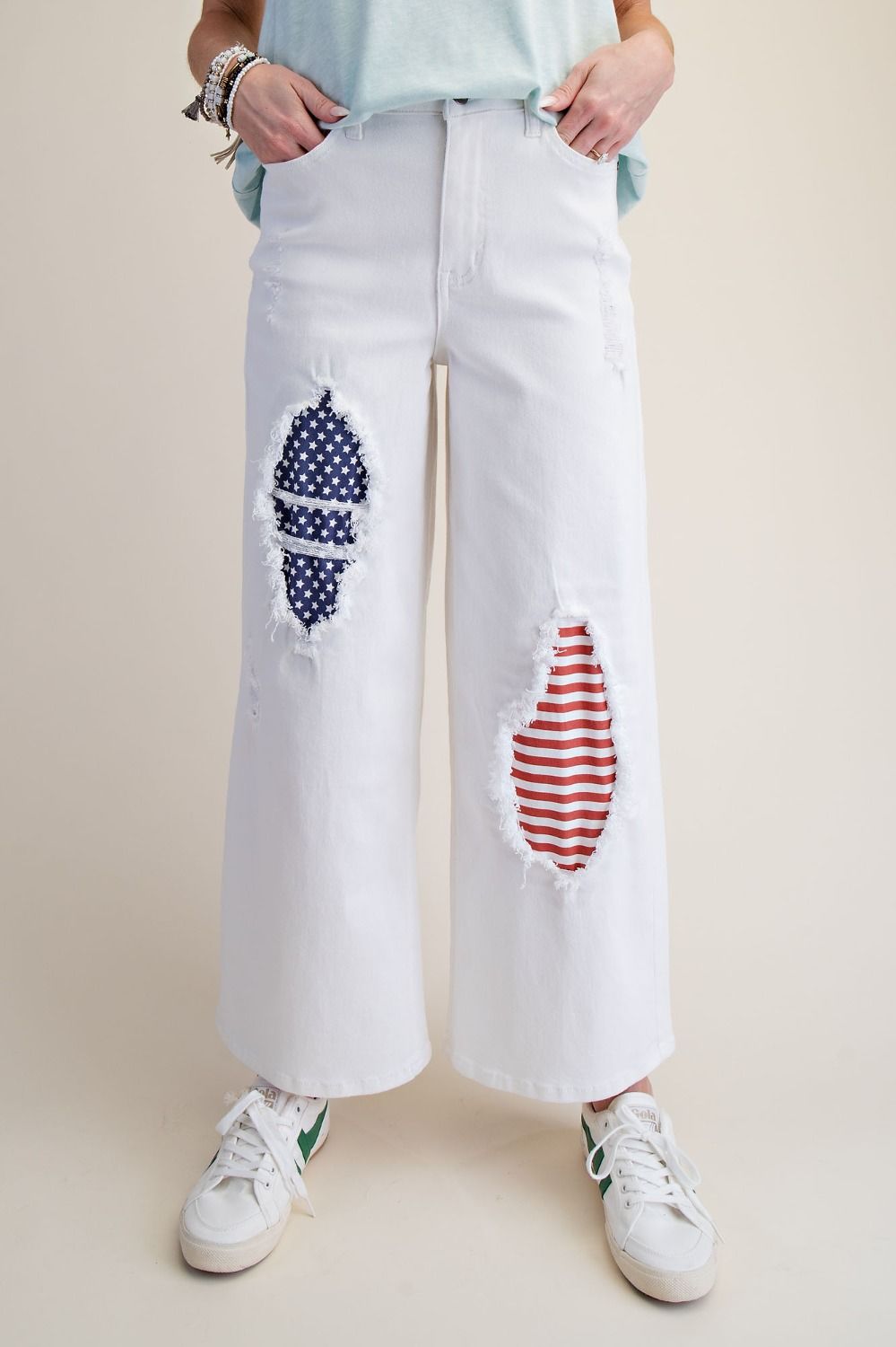 The Flag Patched Jean