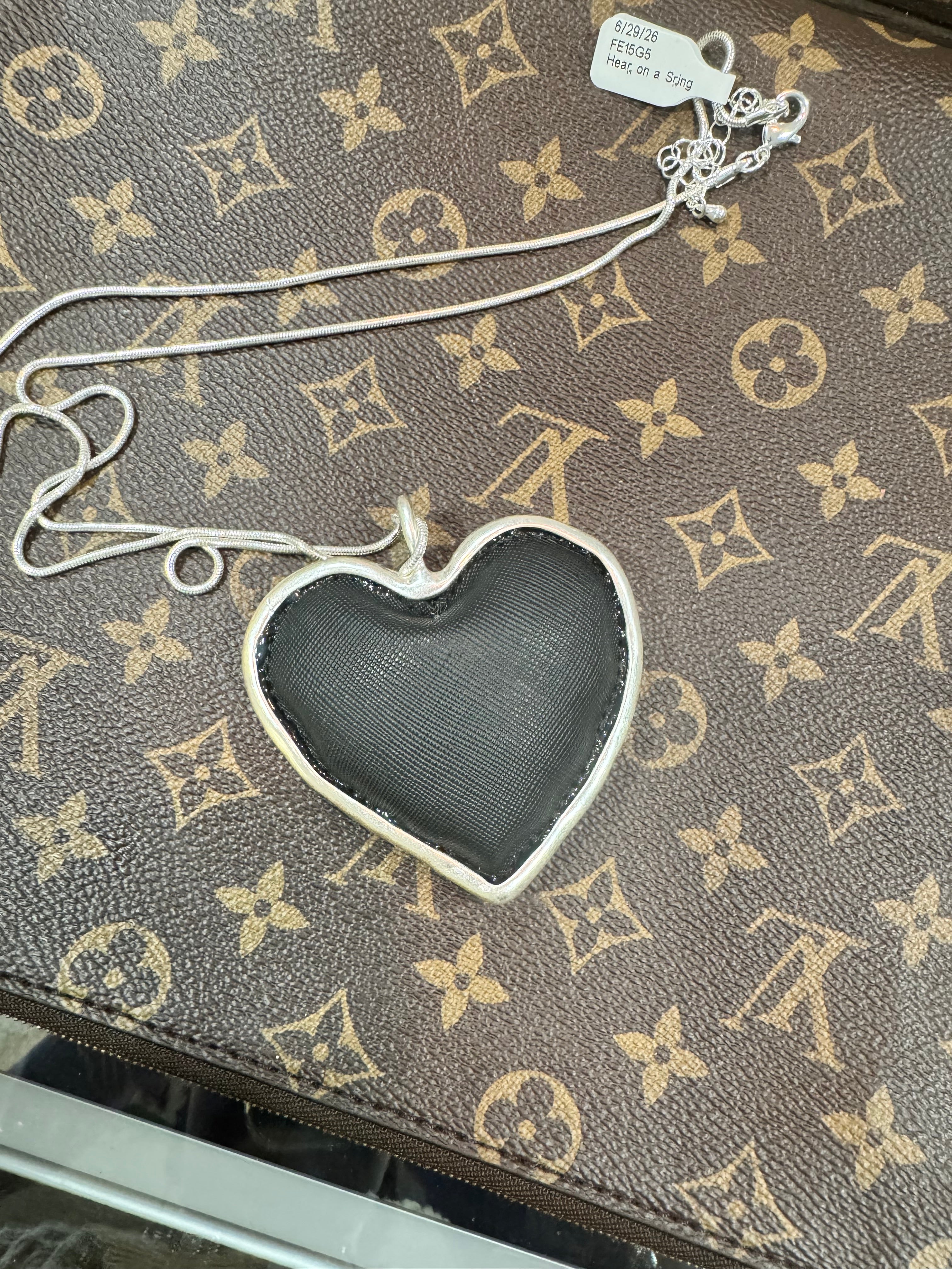 Heart on a String Long Necklace