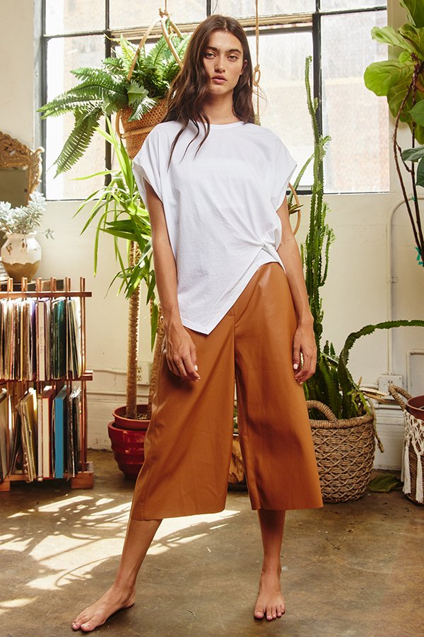 Mona Twist Detail Jersey Top
